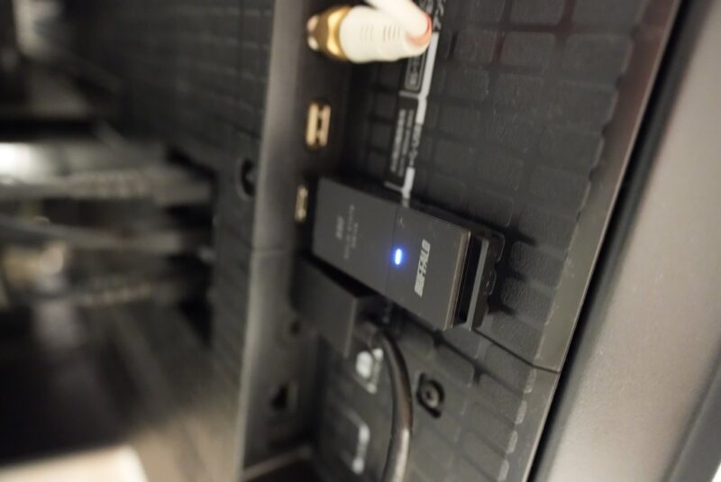 通常録画用に使用するバッファローのスティック型SSD SSD-SCT2.0U3-BA