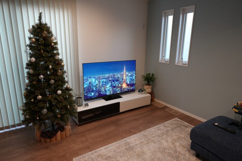 REGZA 55X9900N 55インチ リビング設置のサイズ感