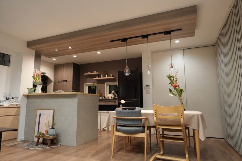 セキスイハイム 下げ天井 ダイニング実例