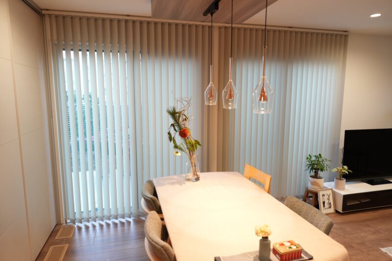 セキスイハイム リビング 東側の大開口窓