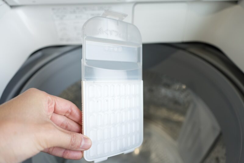 BW-X120Mのスケルトン仕様の糸くずフィルター