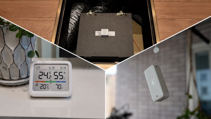 リビング・屋外・床下に設置したSwitchBot温湿度計