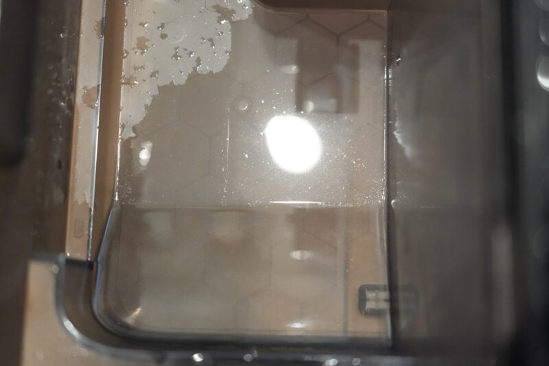 使用後の汚水タンクの中身